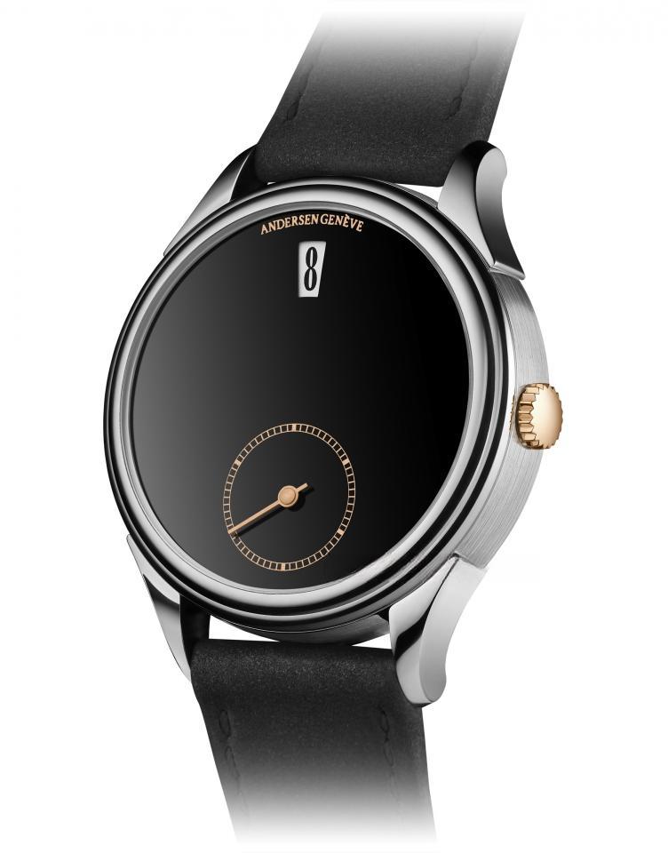 Andersen Geneve JUMPING HOURS Black Jade Stone