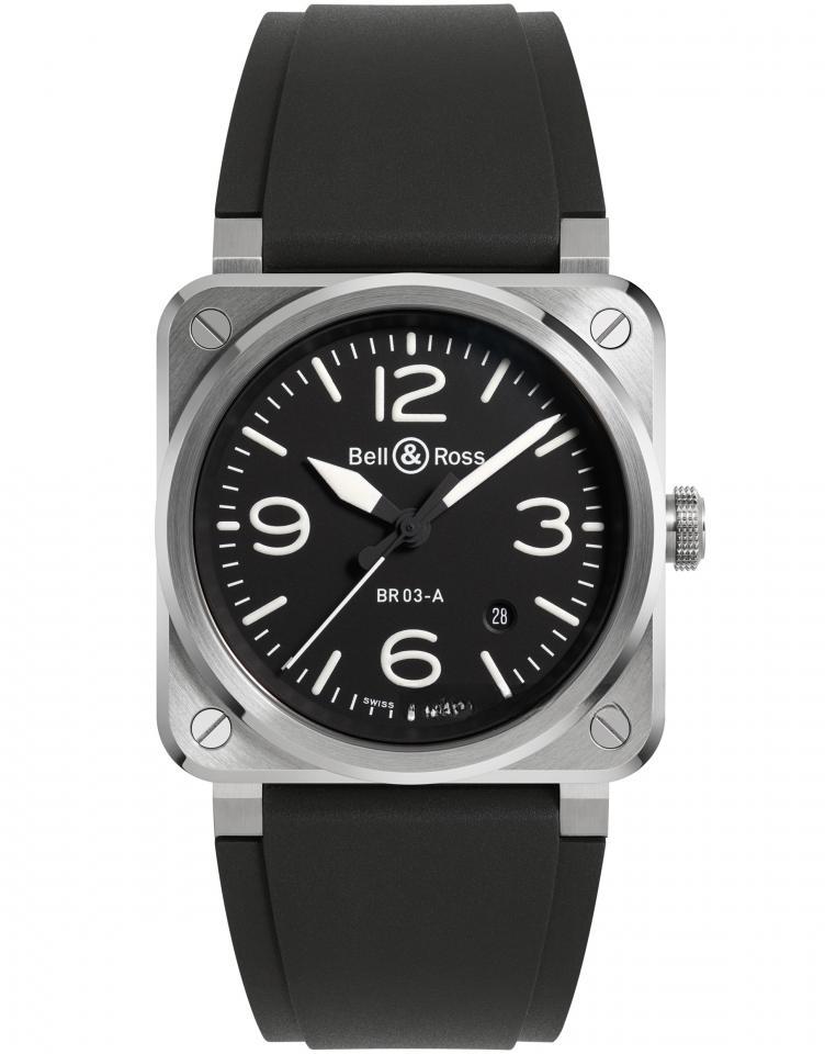 BELL & ROSS BR03A-BL-ST/SRB