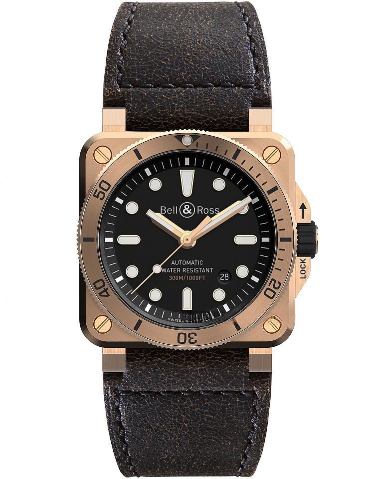 BELL & ROSS BR0392-D-BL-BR/SCA