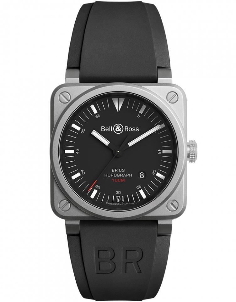 BELL & ROSS BR0392-HOR-BLC/SRB