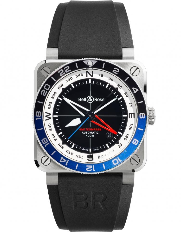 BELL & ROSS BR0393-COM-ST/SRB