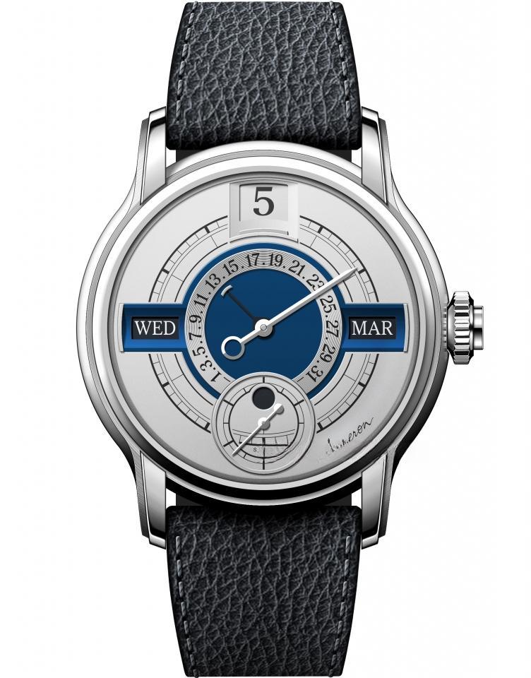 BERNERON Quantieme Annuel silver