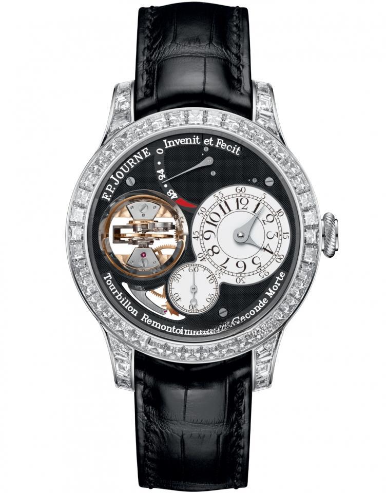 F.P.JOURNE tourbillon souverain set with diamonds