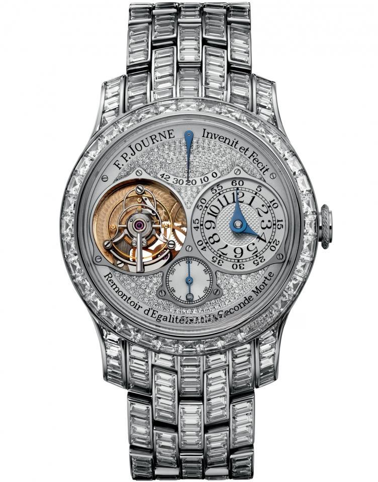 F.P.JOURNE tourbillon souverain set with diamonds