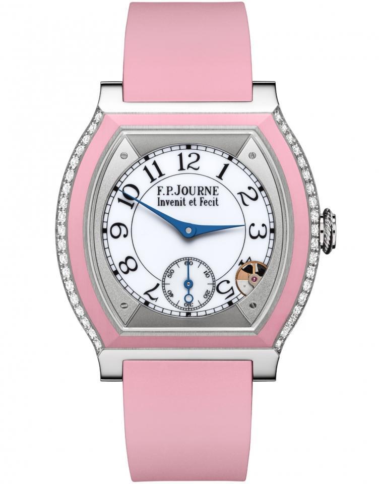 F.P.JOURNE élégante 40 mm titanium inserts and 2 rows diamonds