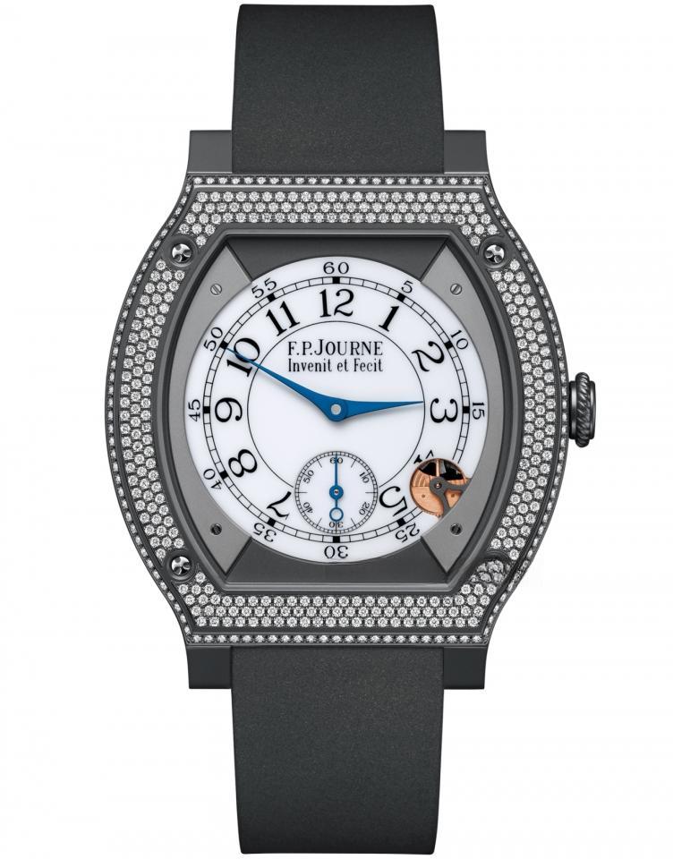 F.P.JOURNE élégante 48 mm titalyt® set with diamonds