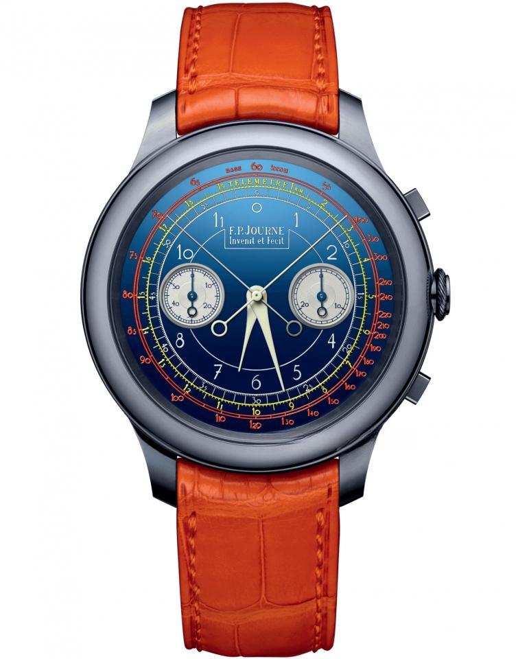 F.P.JOURNE chronographe monopoussoir rattrapante bleu only watch 2017