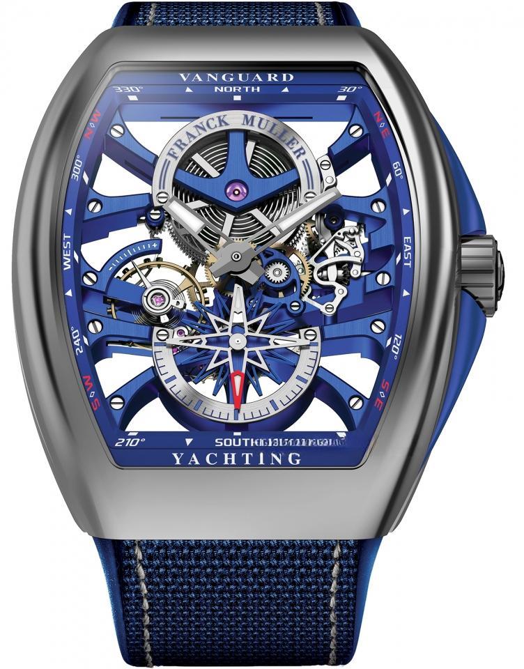 FRANCK MULLER V 45 S6 SQT ANCRE YACHT AC (BL)