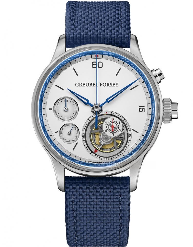 GREUBEL FORSEY Nano Foudroyante White Gold