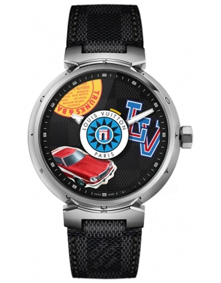 LOUIS VUITTON (2018 Tambour World Tour Damier Graphite 1)