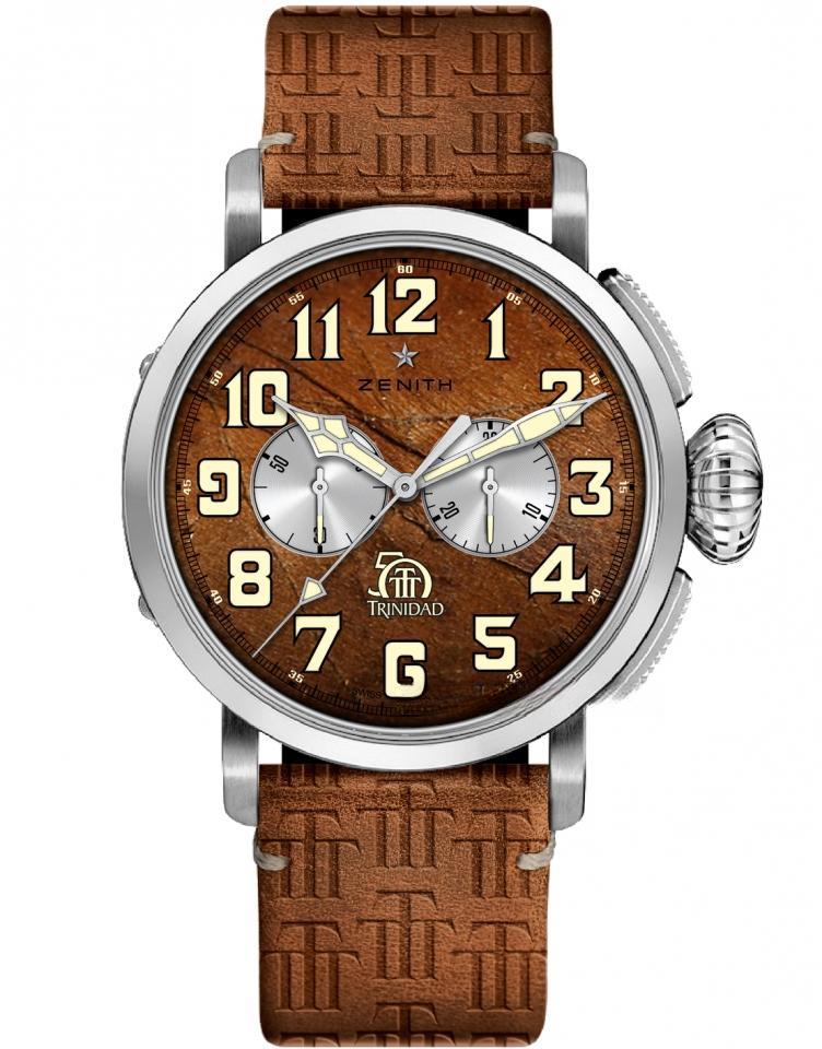 ZENITH （PILOT TYPE 20 CHRONOGRAPH TRINIDAD-白金款）