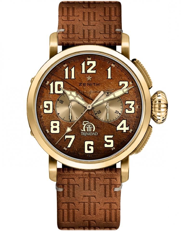 ZENITH （PILOT TYPE 20 CHRONOGRAPH TRINIDAD-黃金款）
